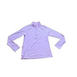 Quarter Zip Pullover Top Size Large - Shirt